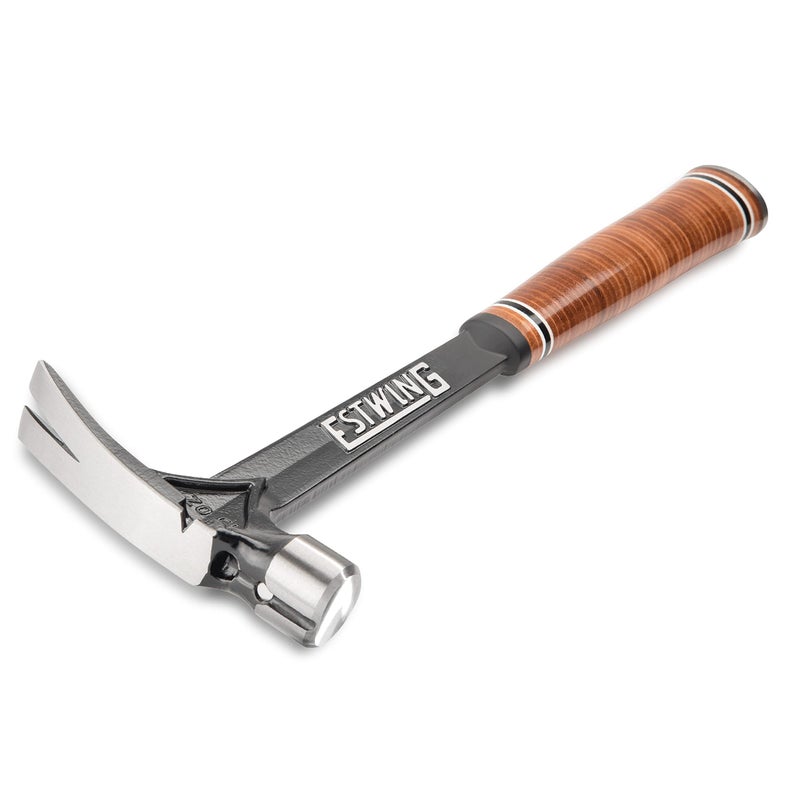 ESTWING Ultra Series Hammer - 15 oz Rip Claw Framing Hammer with Smooth Face & Genuine Leather Grip - E15S - Image 2